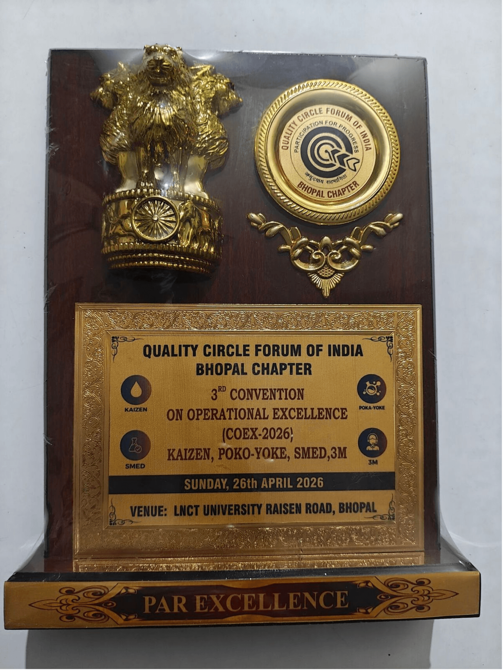 Excellence Award – QCFI COEX 2026 gallery image 2