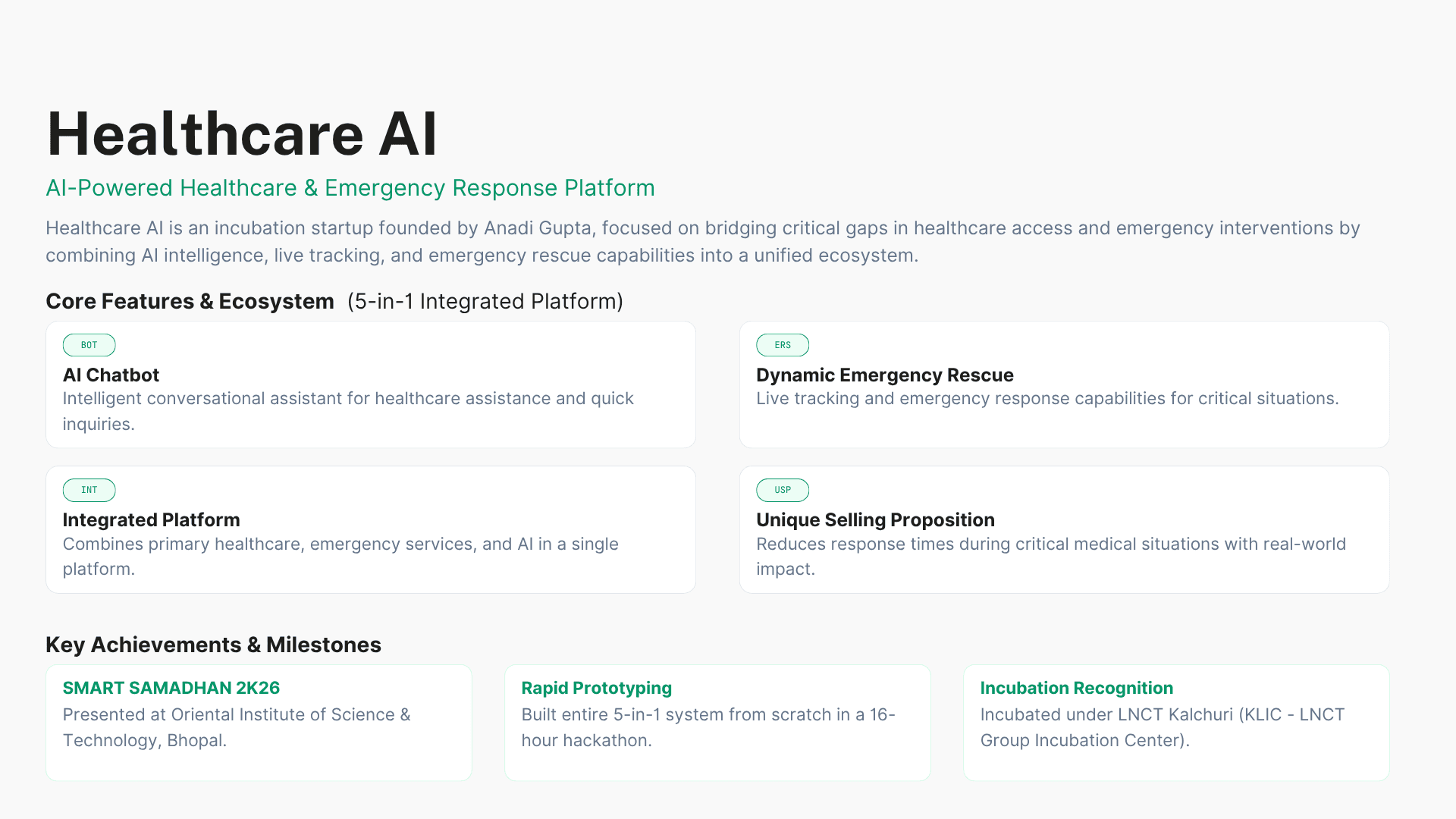 Healthcare AI – 1st Runner-Up — Yi Future 6.0 gallery image 4